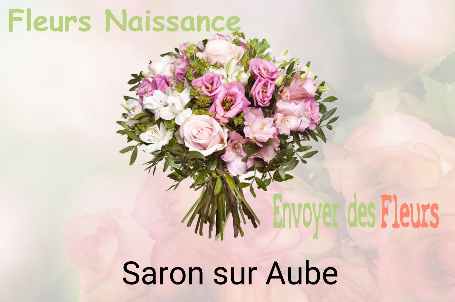Bouquet de fleurs de naissance livré à Saron-sur-Aube